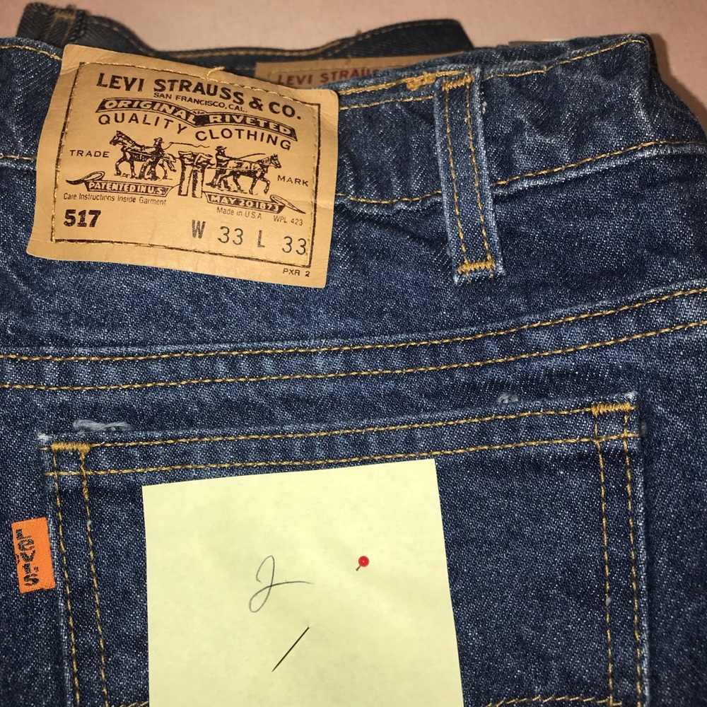 My Husband’s Levi’s 517 Bootcut Jeans #2